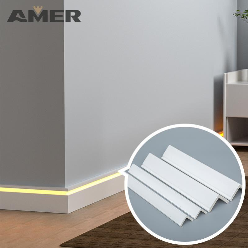 Quick Installation PS Skirting Board DIY Friendly Baseboard