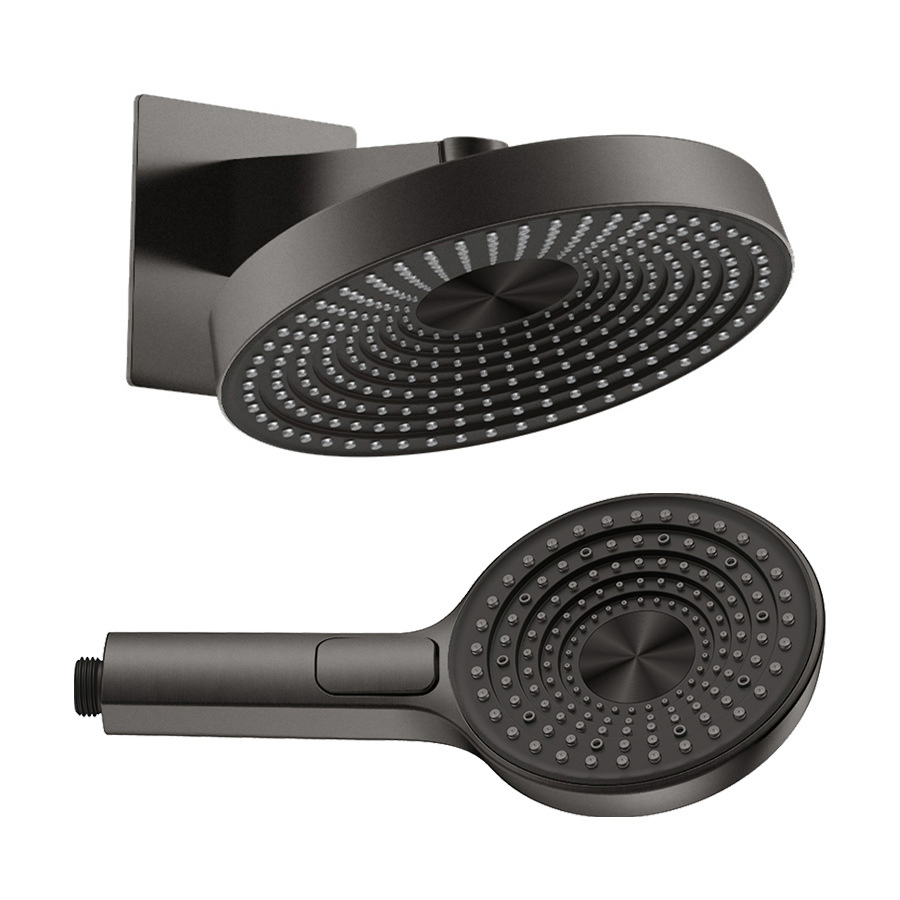 Ceiling Mount Shower System Bathroom Luxury Rain Shower Head Matt Black Rainfall Shower Head