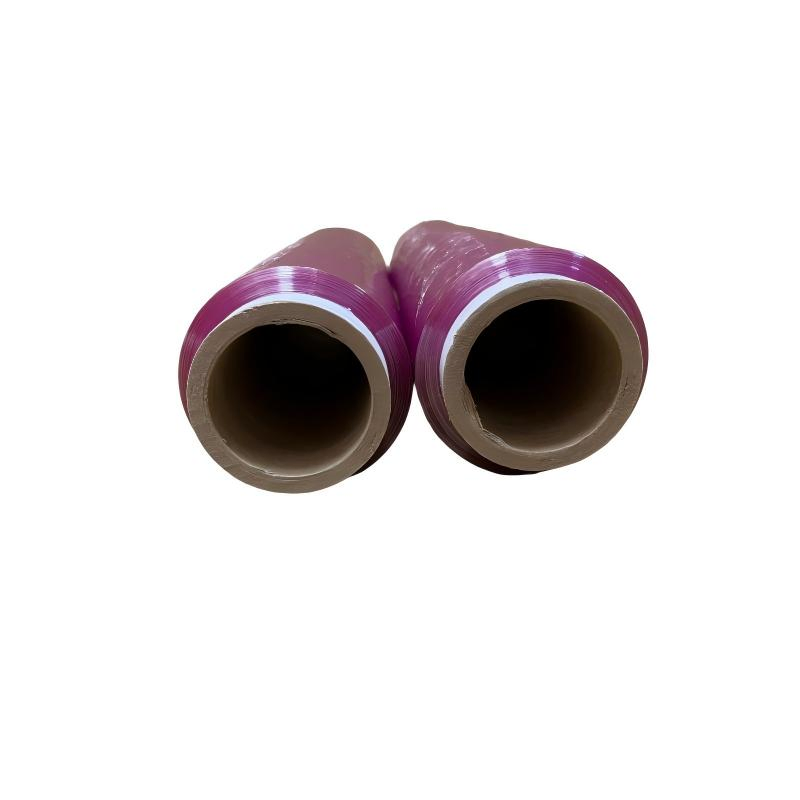 Purple Color PVC Food Cling Film for Kitchen