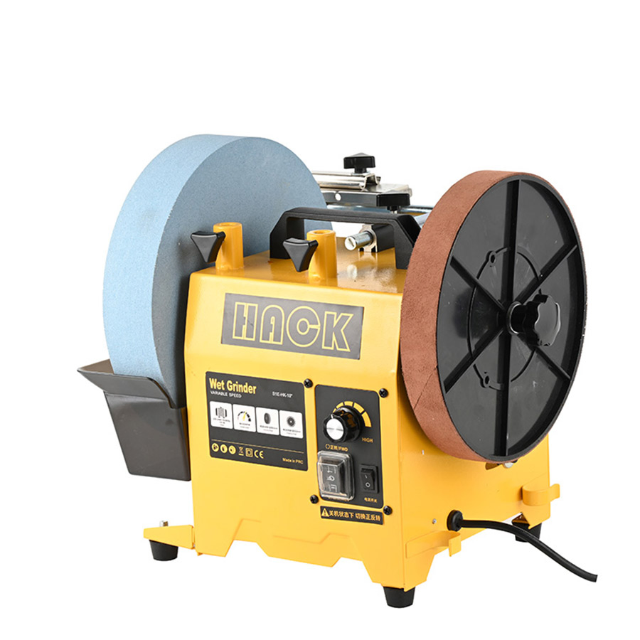 Portable Handle Variable Speed 10" Meat Slicing Knife Sharpener Polishing Machine