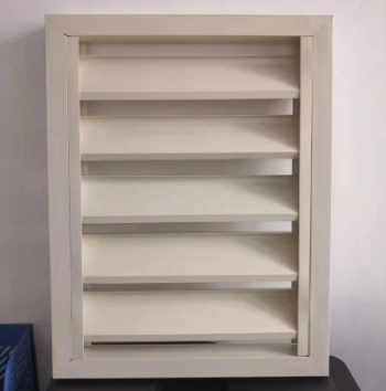 Kdsbuilding Economical PVC Louvre Blade Security Fiberglass PVC R Awning Louver Shutter Window