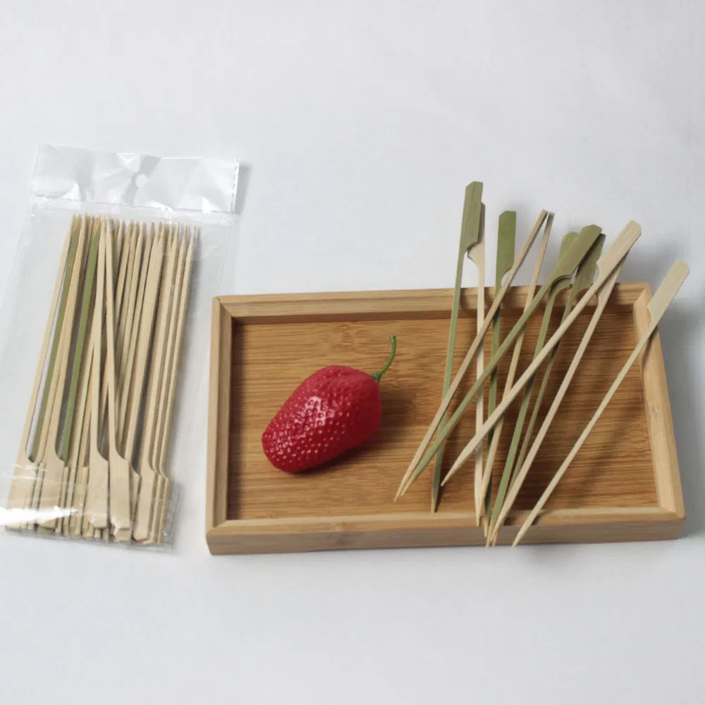 Food-Contacting Grade Eco-Friendly High Quality Natural Bamboo Skewers for BBQ Food