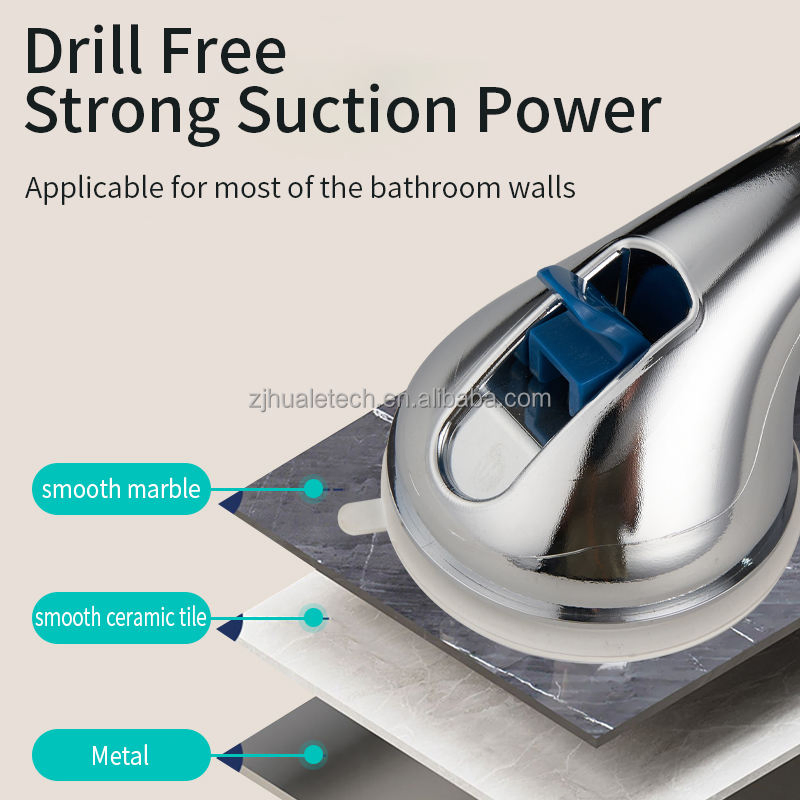 Premium Foldable ABS Plastic Bathroom Safety Grab Bar