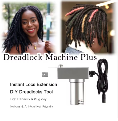 Portable Stainless Steel Automatic Dreadlocks Hair Making Machine Dreadlock Crochet Electric Machine