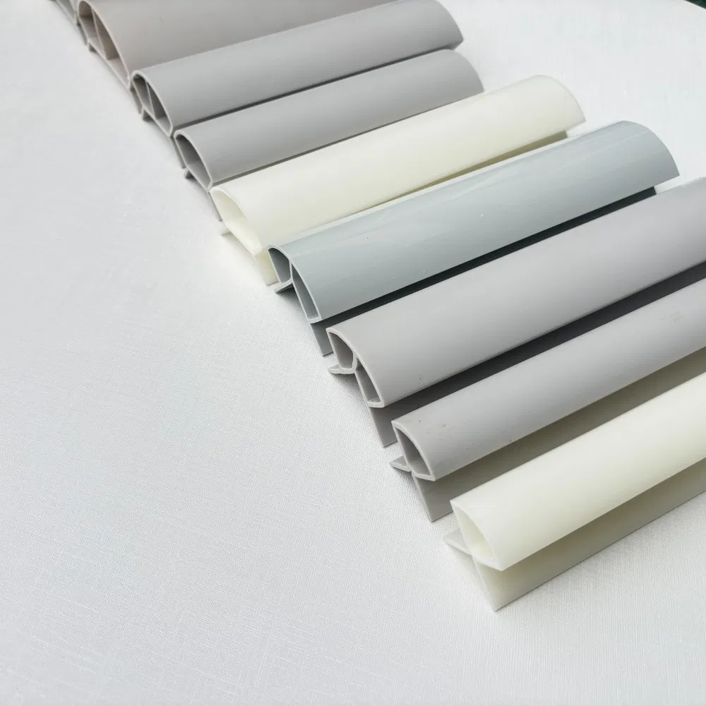 ABS Round Extrusion Profile Corner for Furniture Building PVC Trim Arc Cabinet R18 35 50 80 100 150 Radius