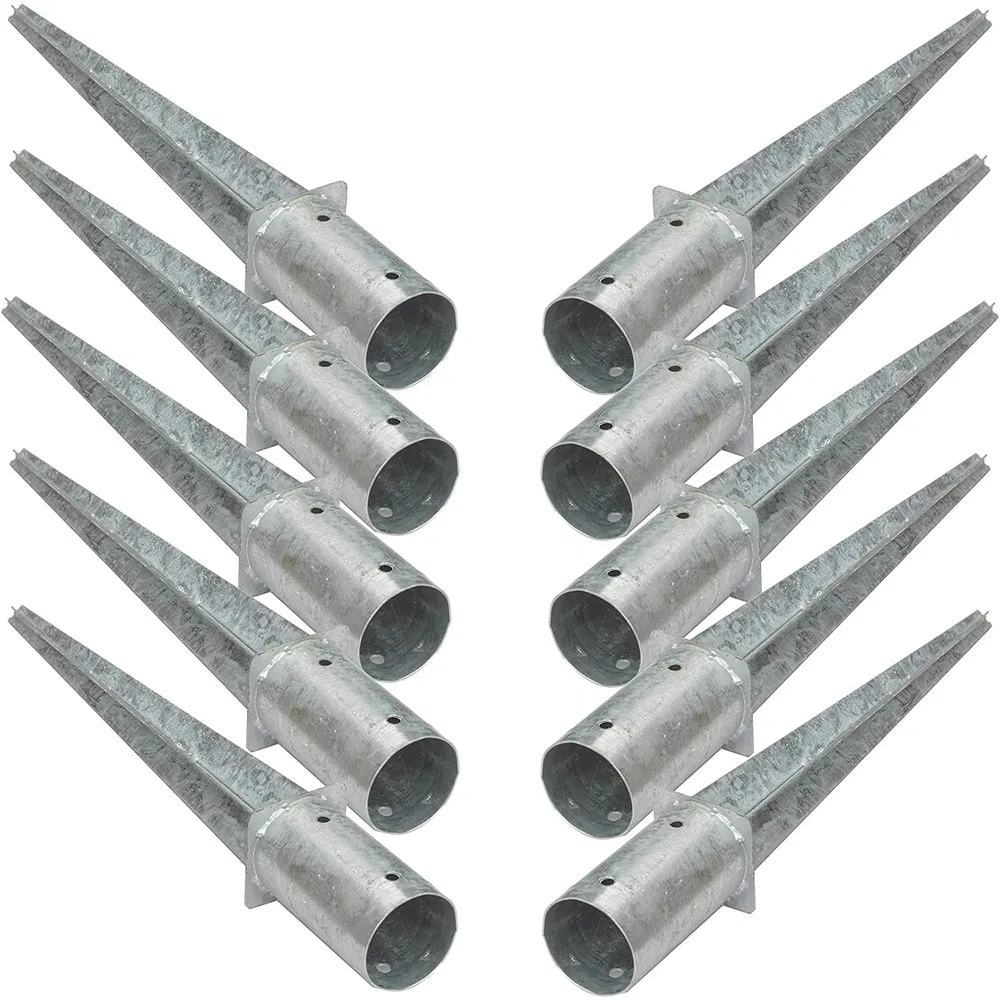 Besto Have Little Environmental Impact and Galvanized Steel Round Post Anchor