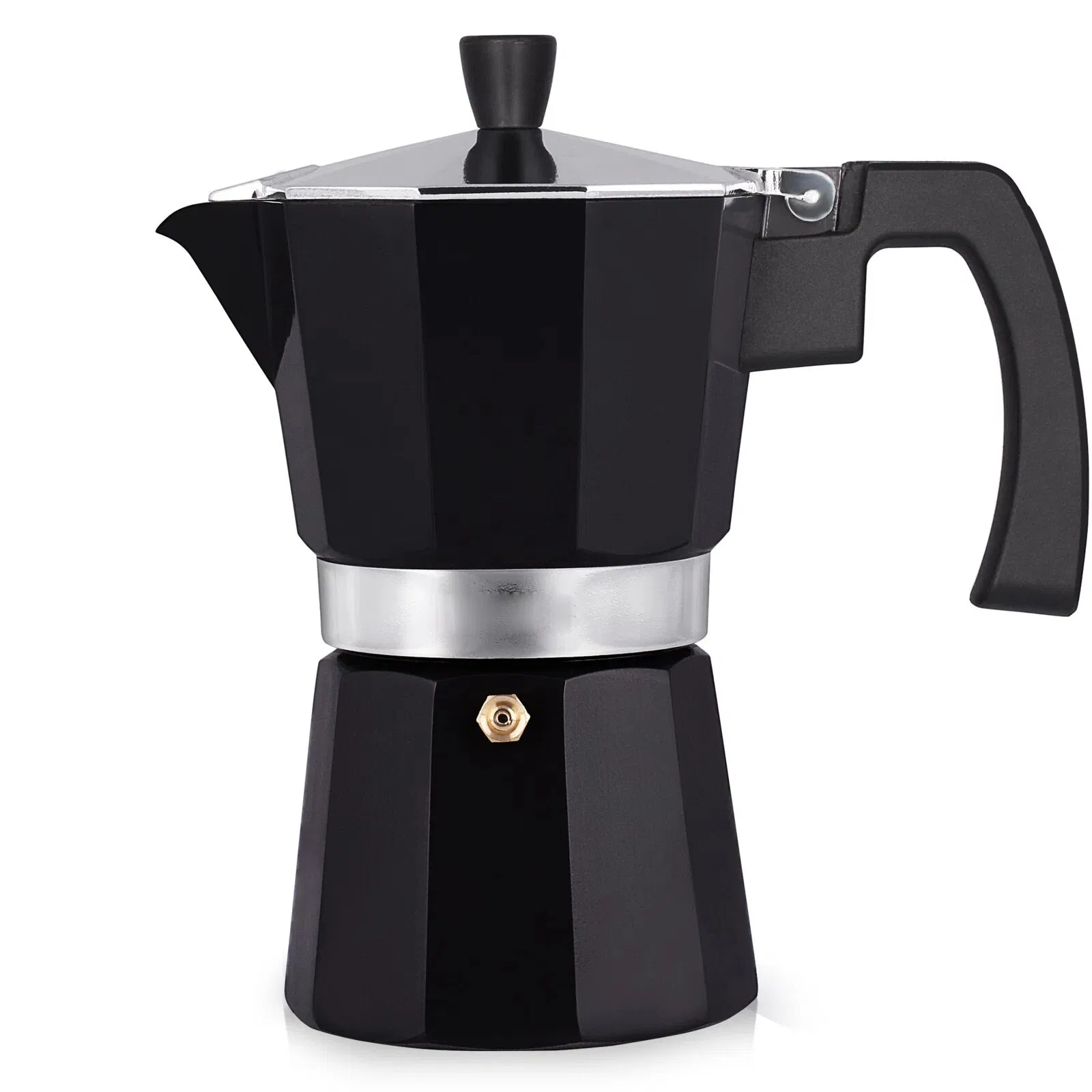 Алюминиевая кофеварка Moka для плиты, 1-12 чашек