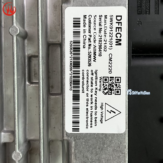 ECU Engine Control Module ISF2.8 ISF3.8 CM2220 5293526