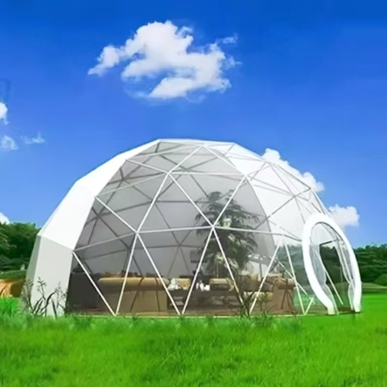 Wholesale High Quality Dome House Custom Aluminum Frame Windproof Insulation Free Standing