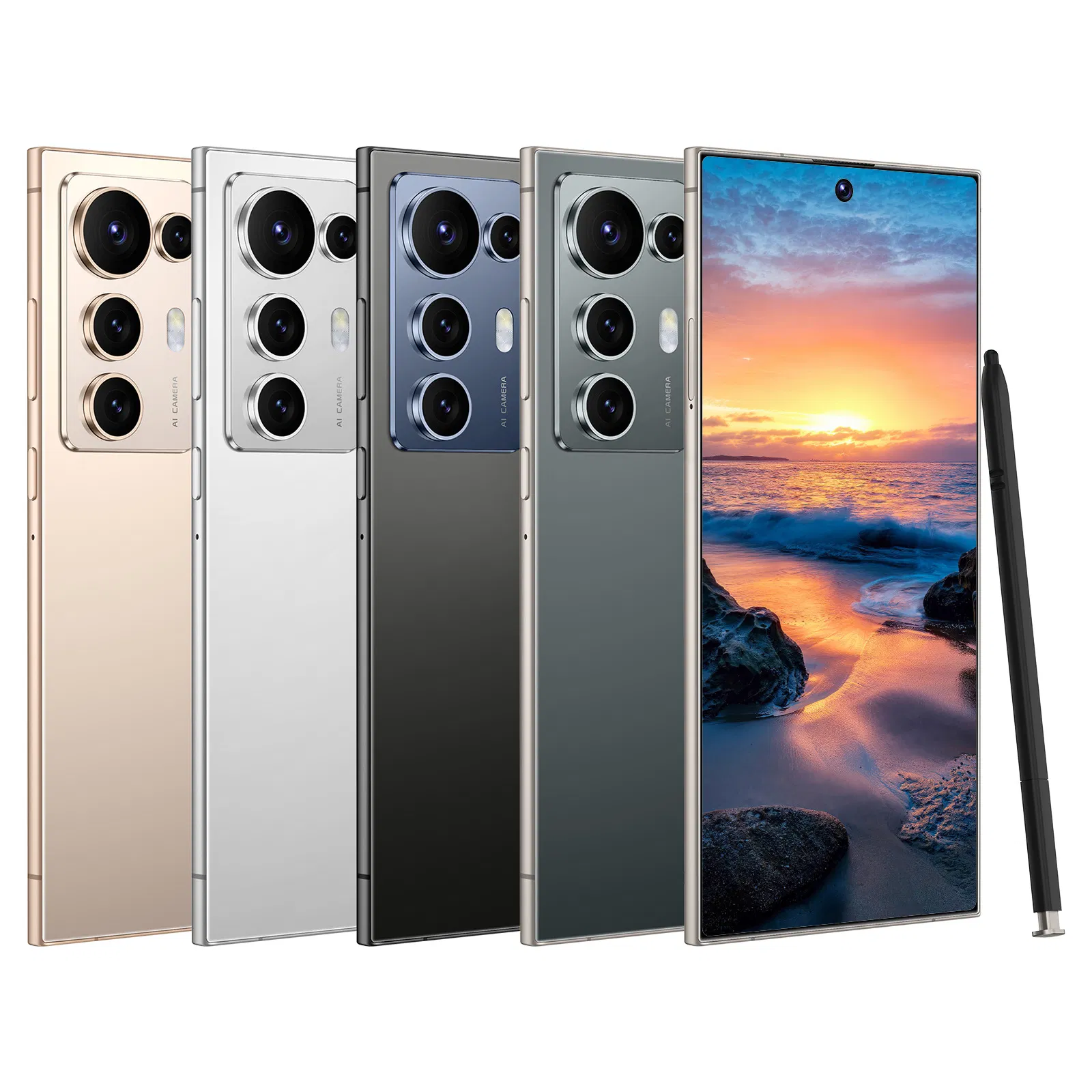 S25 Ultra 16GB+1tb Original Smartphone 7inch Unlocked Dual Card 5g Smart Phone HD OEM HD Beauty New Smartphone