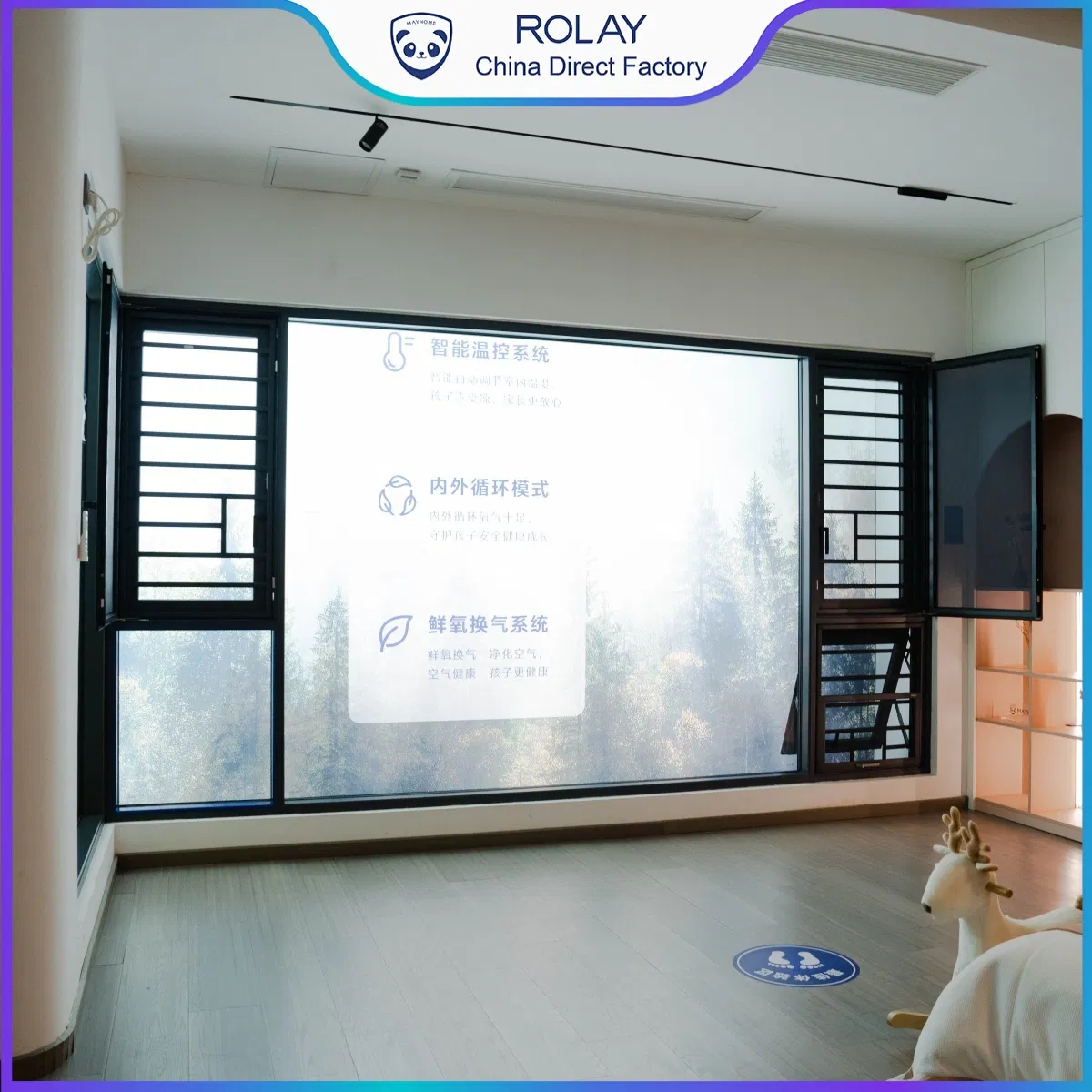 Rolay Aluminum Window Outward Swing Window Safety Glass Durable Soundproof Aluminum Casement Window The Best Aluminum Window Factories in Fosha