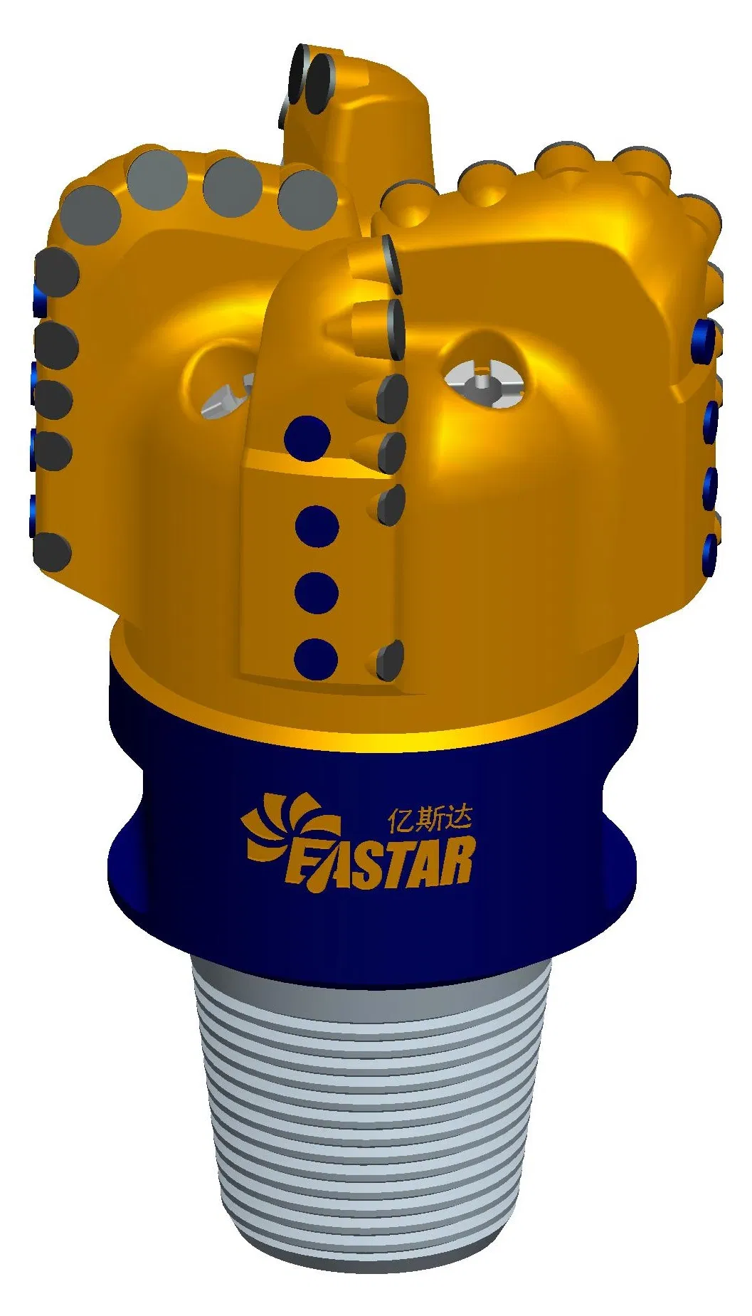 PDC-долото для непрерывного бурения нефтяных скважин