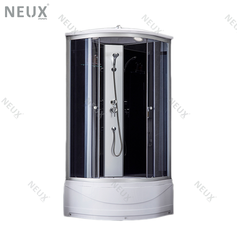 Customization Hotel Aluminum Frame Sliding Door Glass Steam Fully Enclosed Shower Cubicle