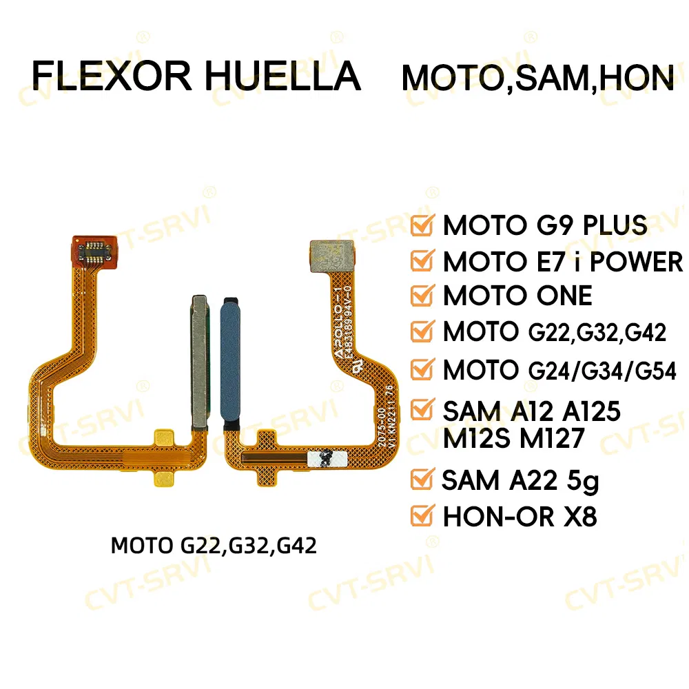 Шлейф сканера отпечатка для Moto G22/G32/G42, Honor X8