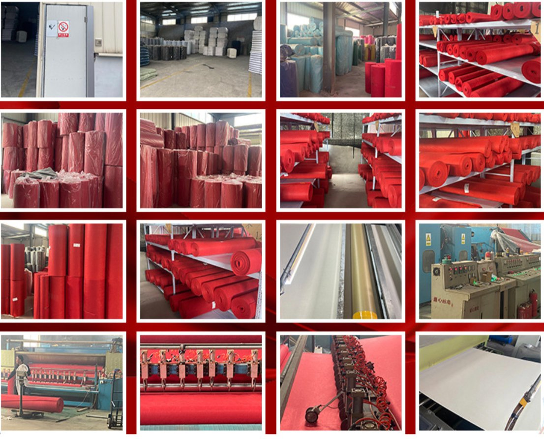Reusable PP Exhibition Hall Flooring Option Non Woven Carpet