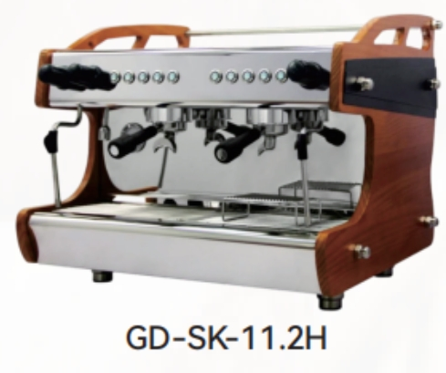 Low Cost Clover Yellow Gas Mechanical Cart Big Black Cool Caffe Antique Stone Pid Pump Electric Barista Coffee Maker Espresso Machine with Flow Control Outlet