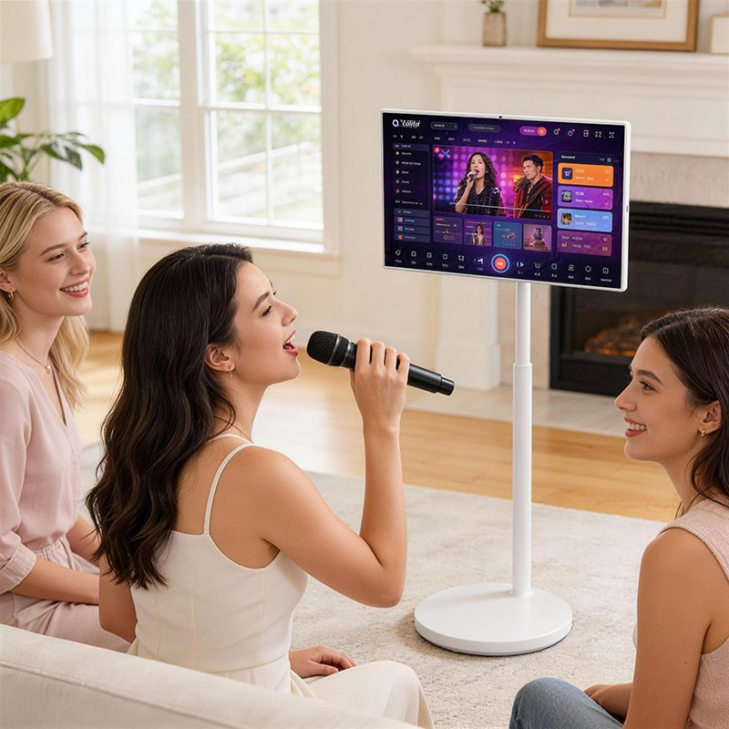 Compact 4K Mini Projector for Home Cinema and Gaming