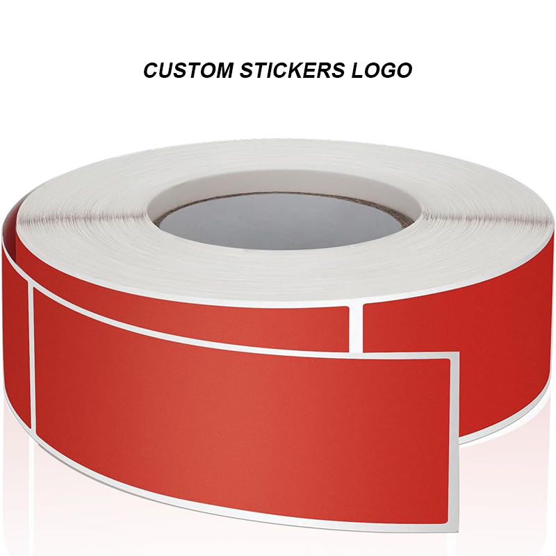 Colorful Self-Adhesive Heat-Sensitive Paper Labels Red Yellow Blue Green Purple Thermal Label