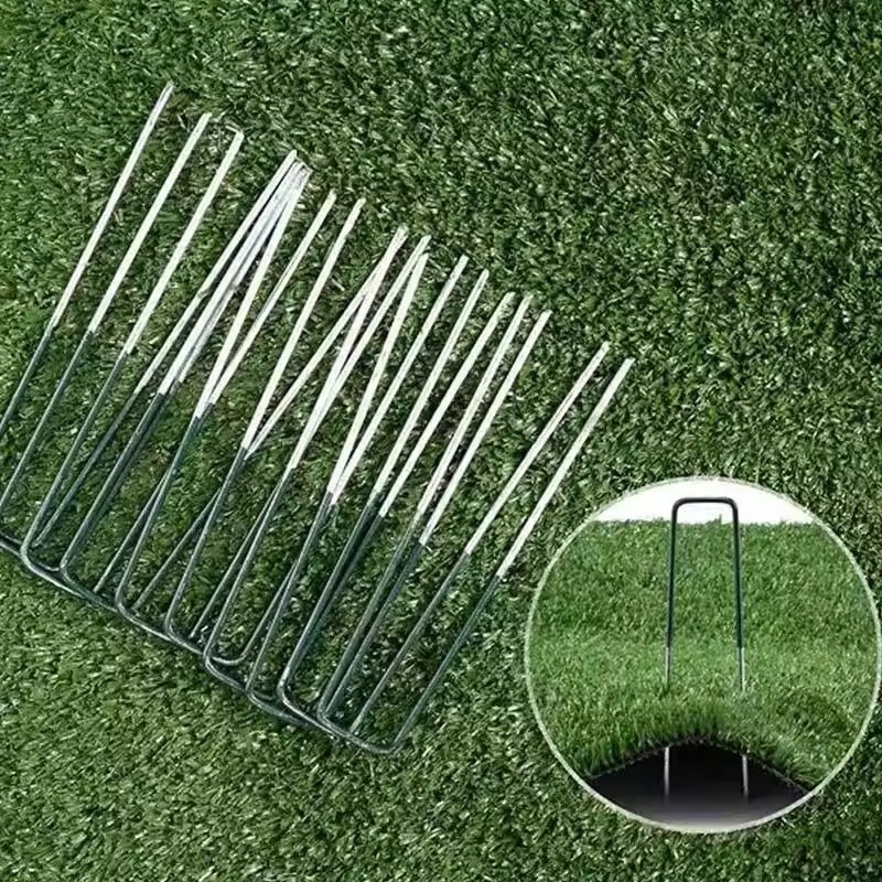 Galvanized Artificial Turf Fixing Staples Turf Lawn U Shape Steel Nail for Garden Grass Installation