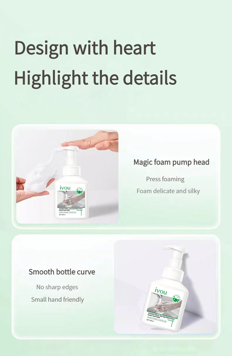 Luxury Foam Hand Sanitizer with Gentle Skin Care Formula