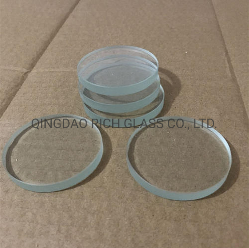 Customize Optical Thin Thickness Round Polish High Borosilicate Glass