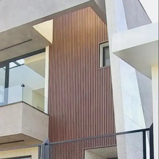 Modern Style Outdoor Wall Panels Co-Extrusion WPC Wall Cladding Building Material