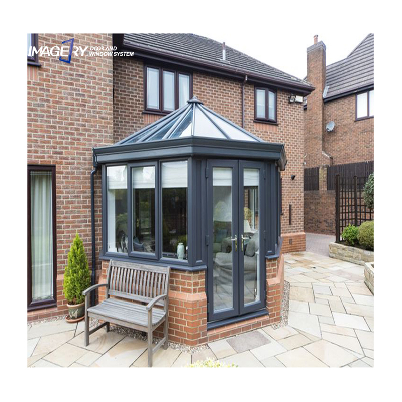 Outdoor Four Seasons Winter Garden Tempered Glass Customized Aluminum Sunroom