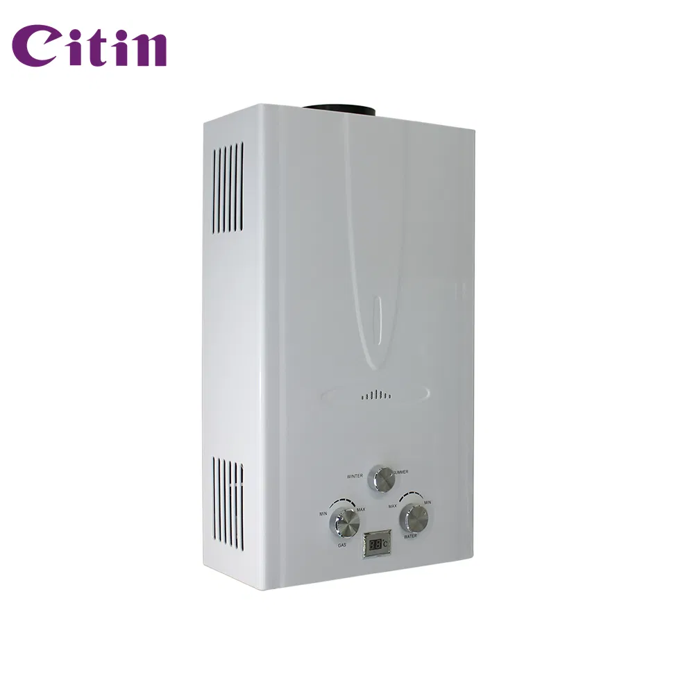 Проточный газовый водонагреватель с медным баком 6-12л