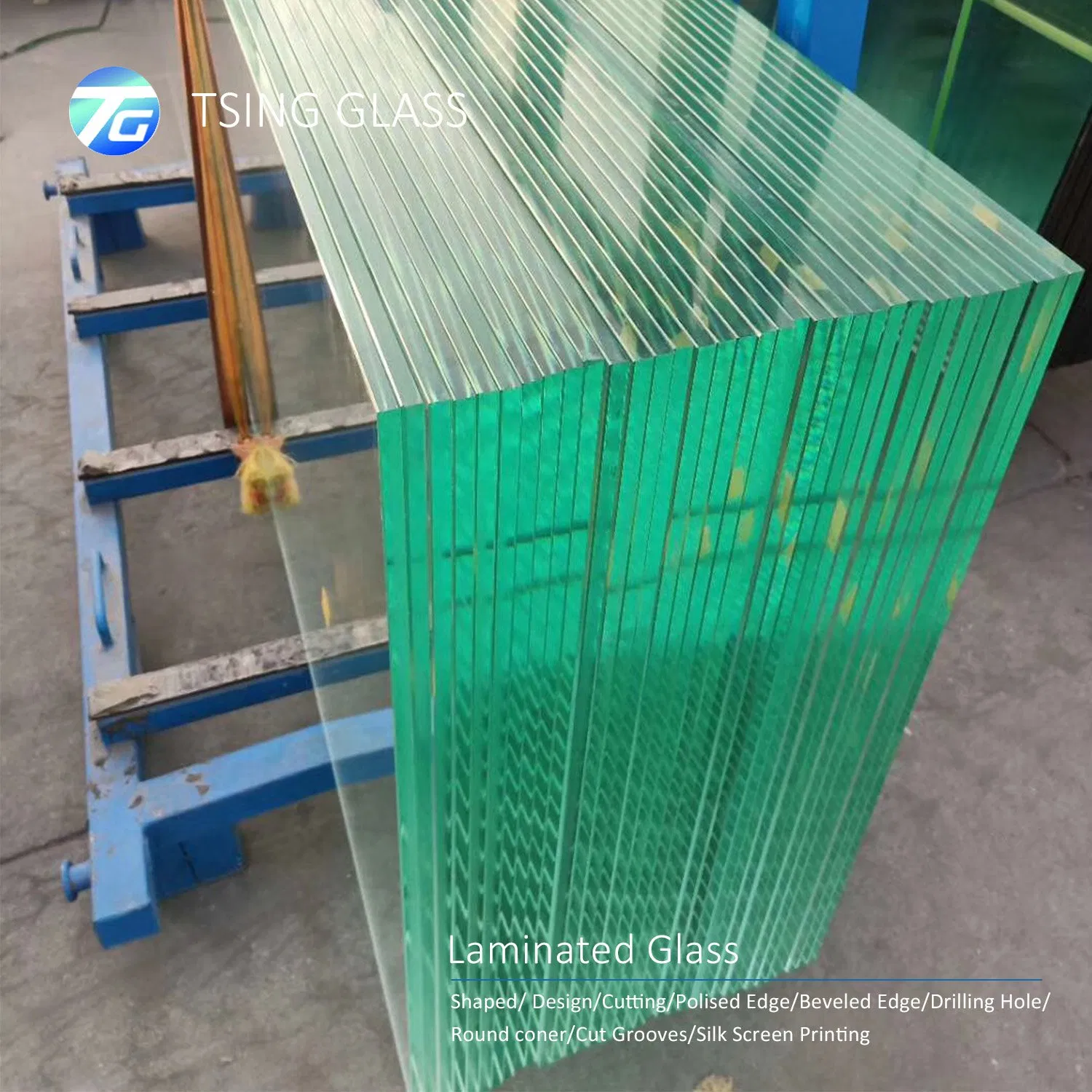 Toughened Laminated Glass with Clear/ Colored PVB
