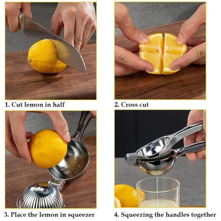 Zinc Alloy Lemon Squeezer Citrus Juicer \ Manual Citrus Juicer Handle Press