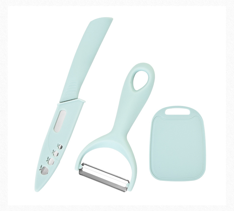 Набор ножей для фруктов из нержавеющей стали с доской