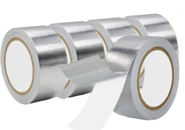 Foil-Glass Cloth Tape Flame-Retardant Adhesive Alu Aluminum Duct Tape