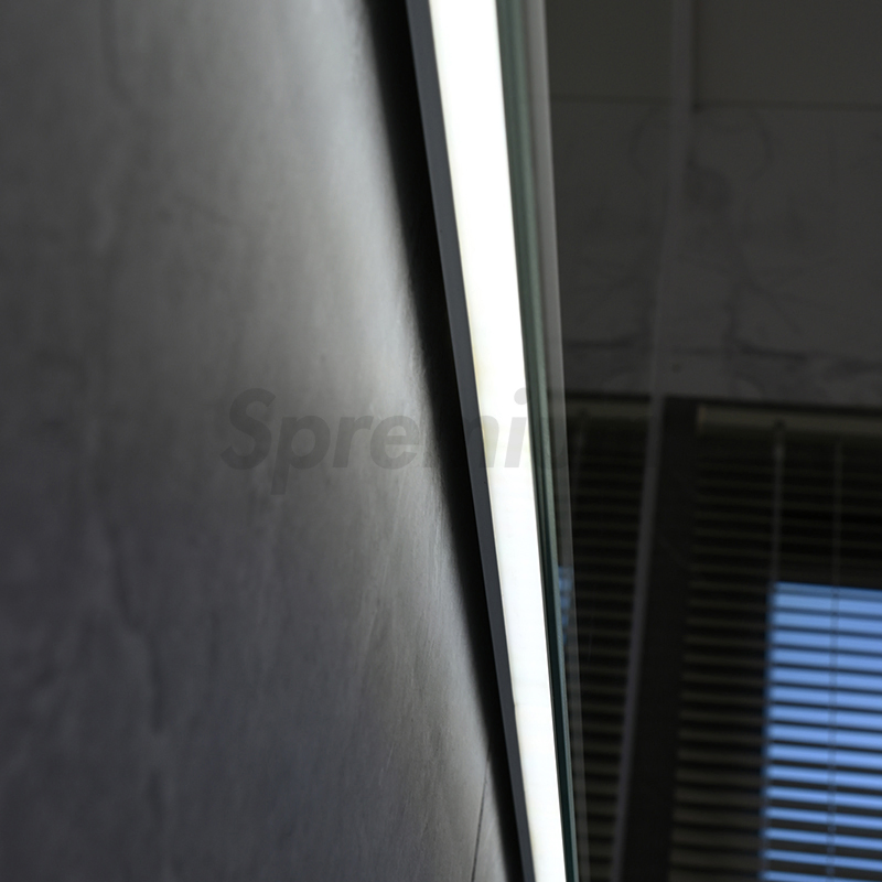 Touch Screen Bath Decorative Wall Mounted LED Backlit Mirror Rectangle Smart Bathroom Mirror