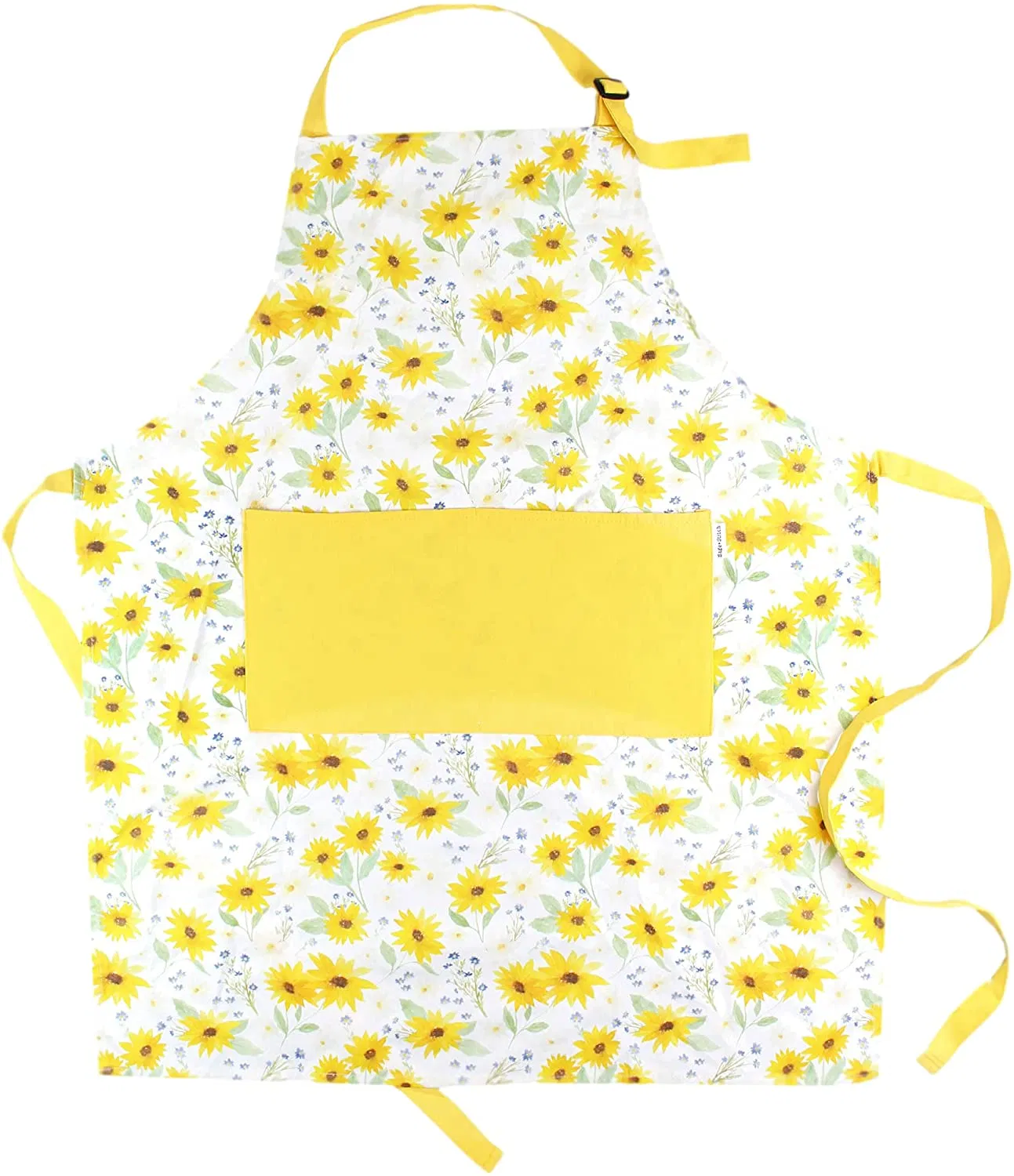 Custom Cotton Colorful Adjustable Women Apron with Pocket