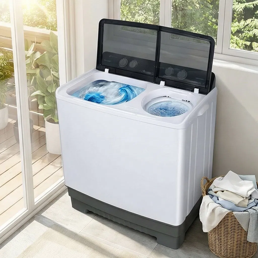 Wholesale Double Bucket 10kg Capacty Household Semi-Automatic Washing Machine