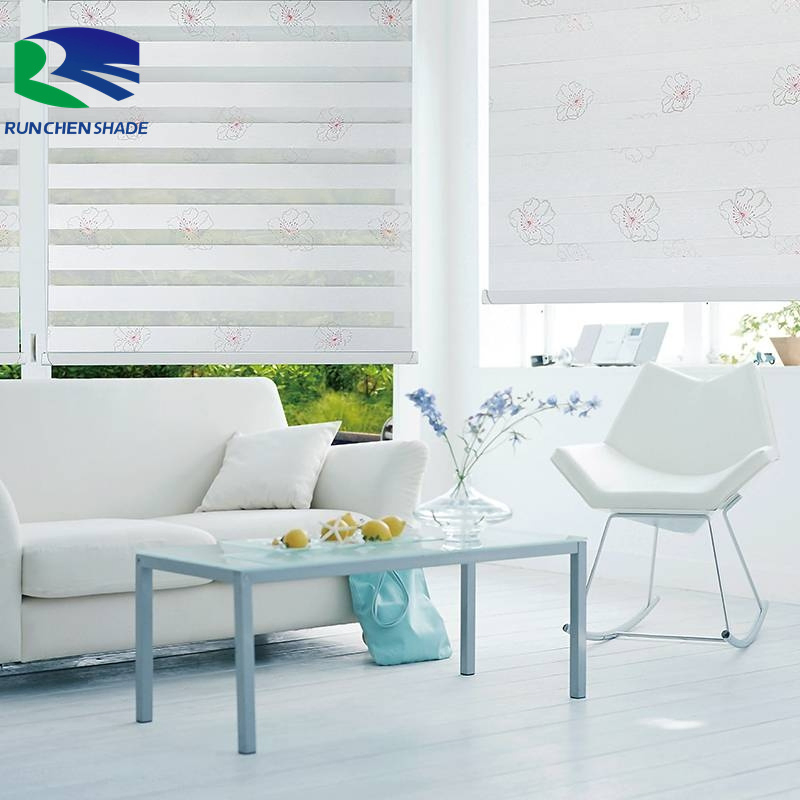 Electric Blackout Roller Blinds Smart Motorized Zebra Blinds