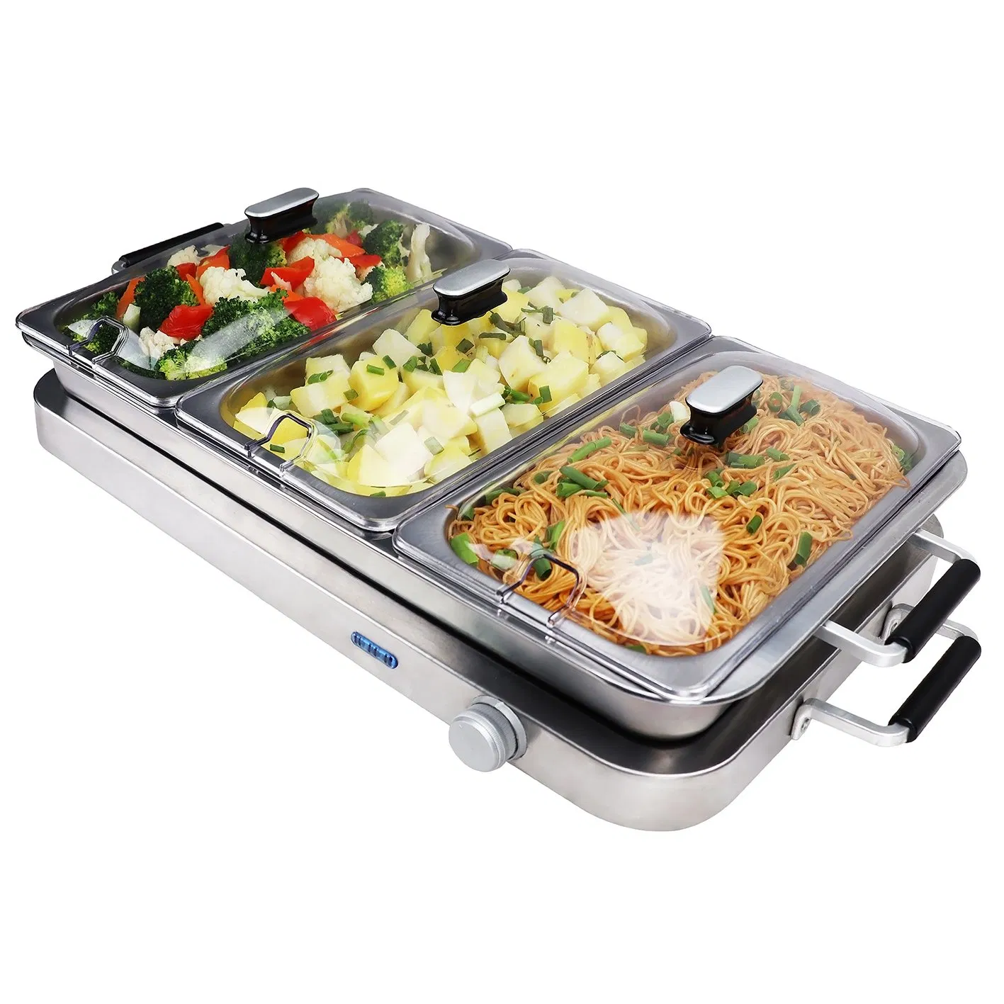Deluxe Stainless Steel Buffet Warmer for Parties and Gatherings