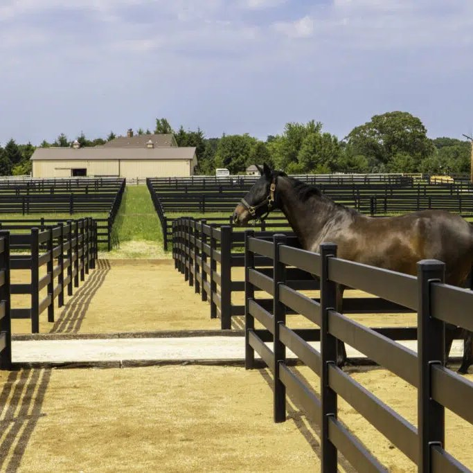 Top Rated Custom 3/4/5 Rails Steel Horse Board Fencing for Farm Ranch