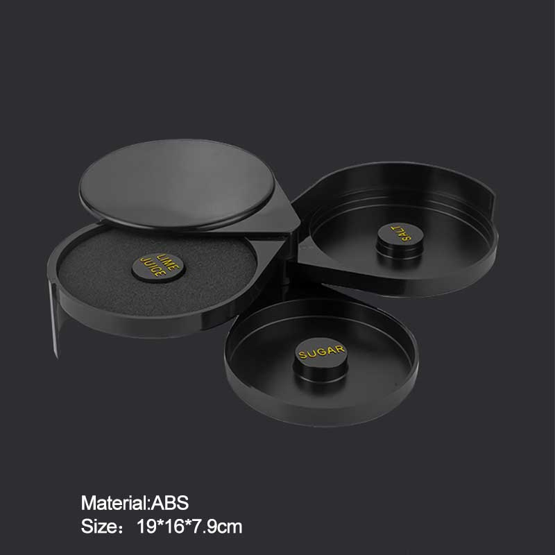 ABS Plastic White or Black or Red Color Salt Rimmer Box