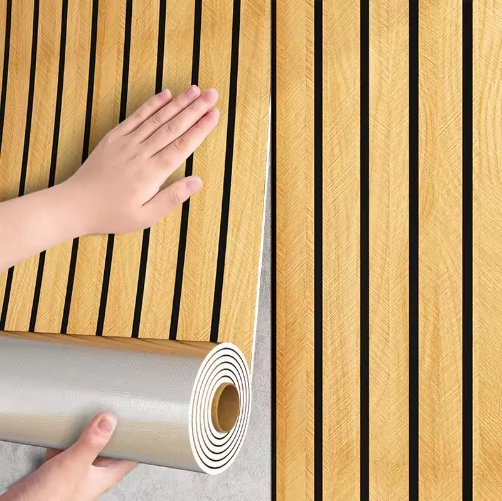 3D наклейка на стену 600x3000 мм, рельефная, самоклеящаяся