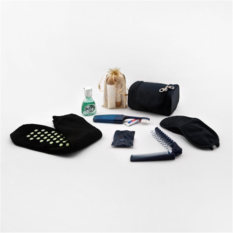 Free Samples Airline Travel Pouch Airline Travel Set Amenity Kits for Airplane