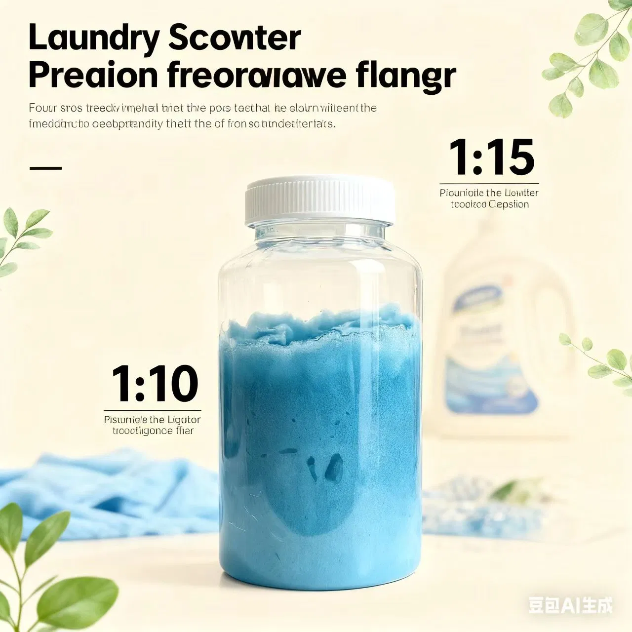 Concentrated Laundry Liquid 1: 8 Wholesale Fragrant