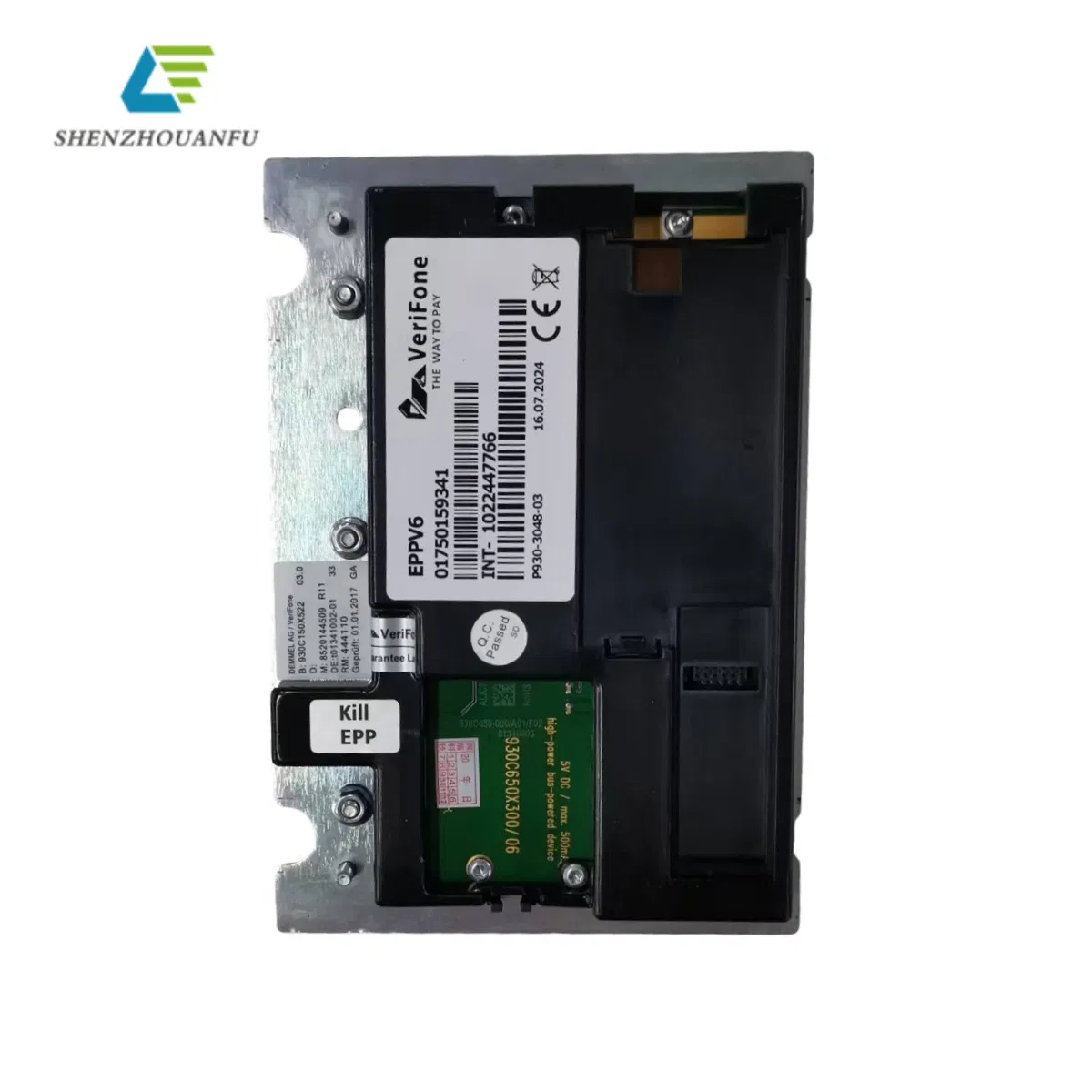 ATM Encrypted Pin Pad EPP V6 Metal Keyboard English Version for Wincor Verifone 01750159341
