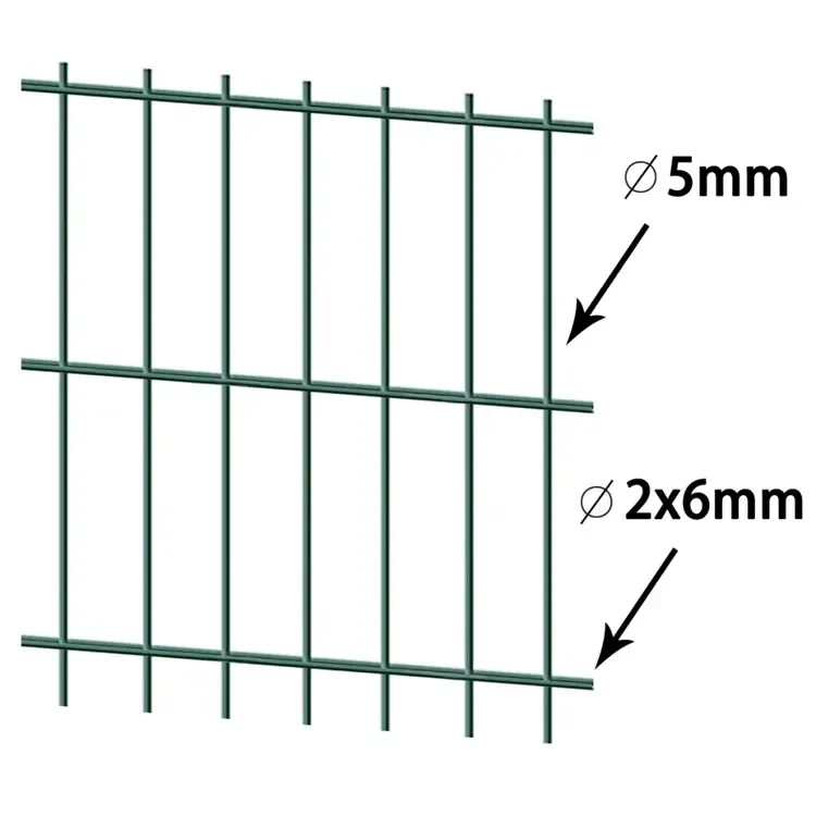 Durable 2D Double Wire Fence for Protection Solutions