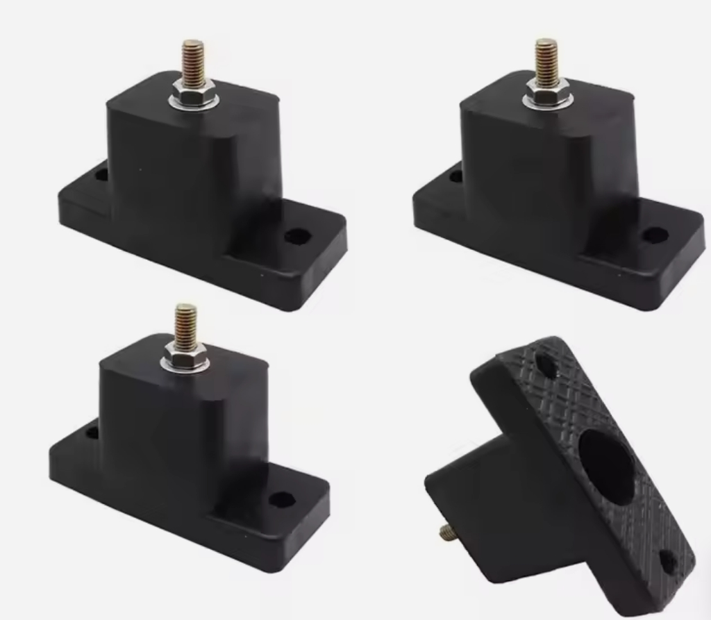 Rubber Vibration Damper Feet Bracket Air Conditioner Anti Vibration Mountings Shock Absorbing Rubber Vibration
