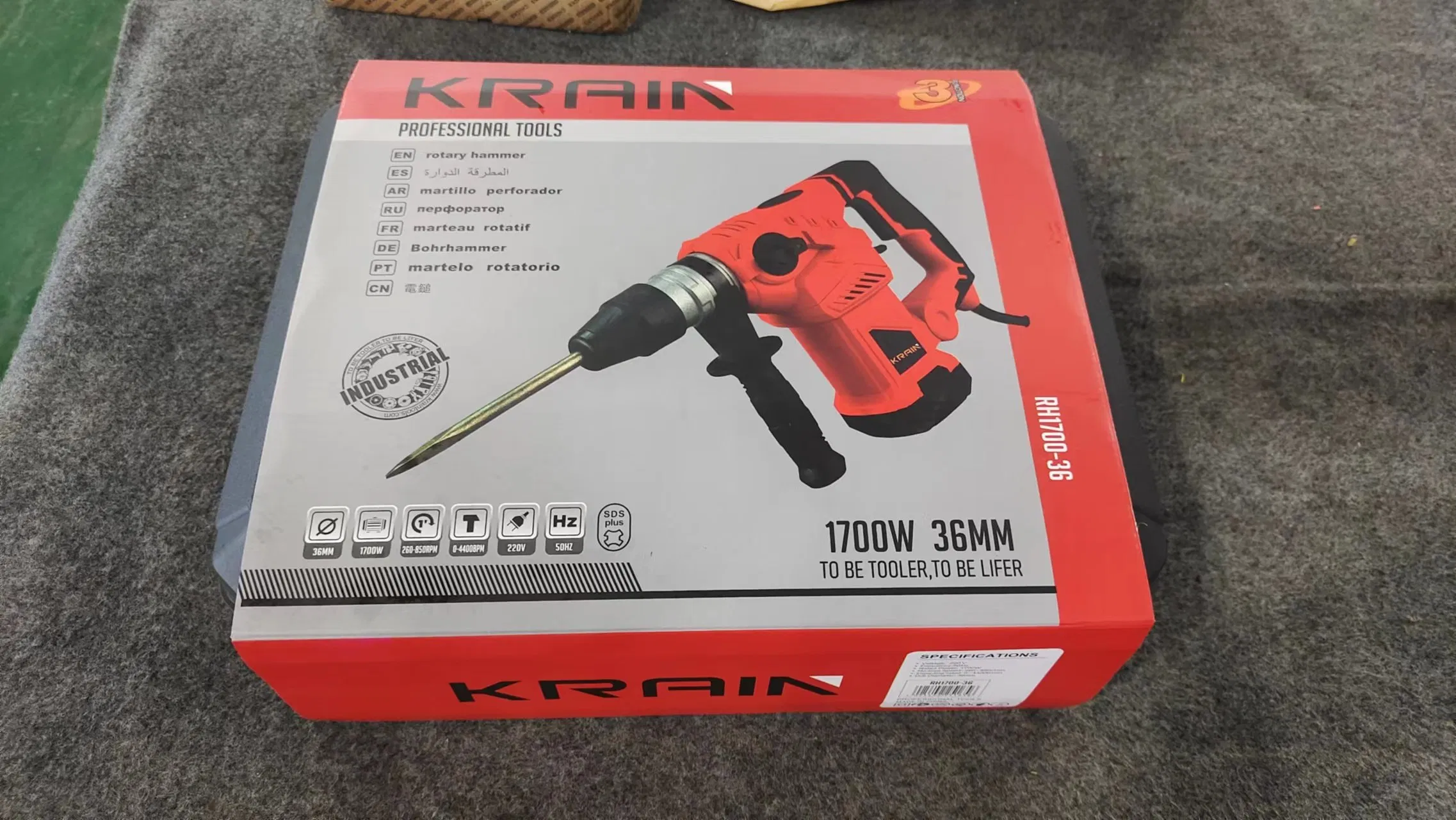 36mm Professional 3 Functions Powerful High Quality Rotary Hammer