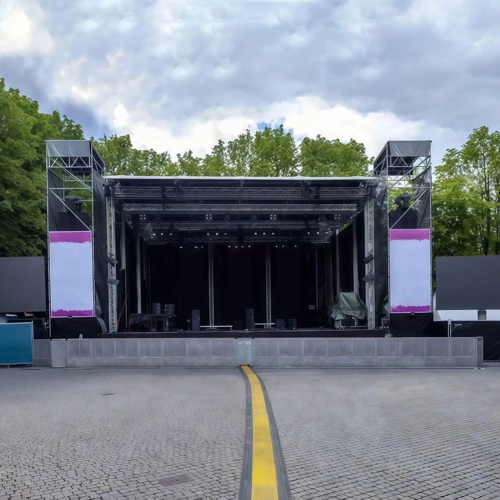 Multi-Purpose Event Truss System for Renting Business