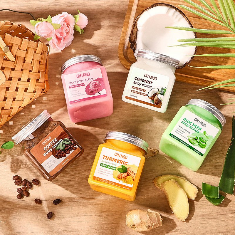 Organic Exfoliating Whitening Moisturizing Body Scrub Deep Cleaning