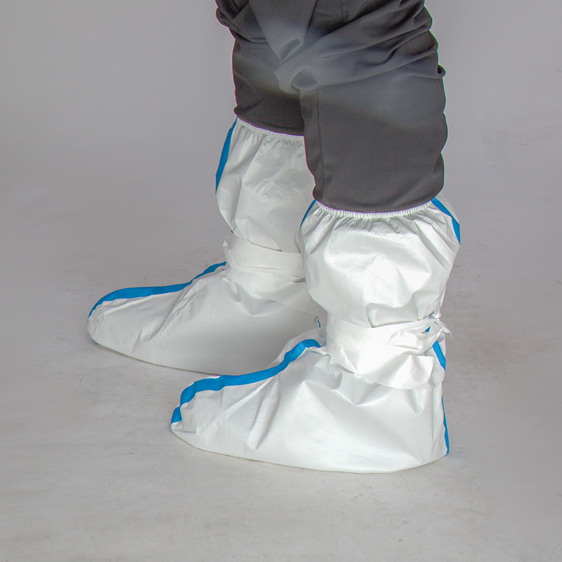Chemical-Proof SMS/PP Nonwoven Boot Covers for Medical Sterile Environments