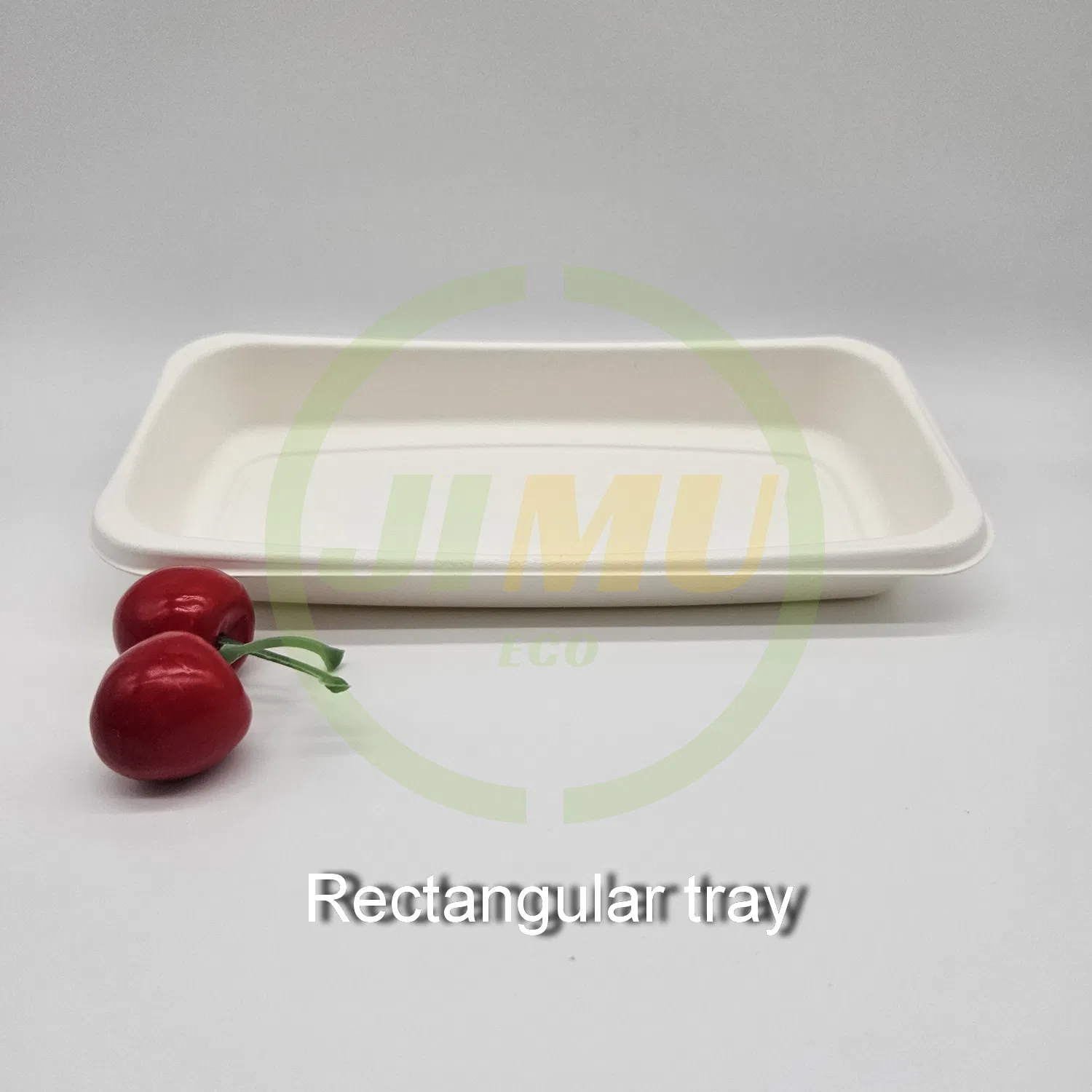Bagasse Biodegradable Cake Plate Disposable Rectangular Baking Tray